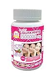 5X Supreme Gluta White 1500000 Mg. Whitening & Anti Aging, Grape Seed Extract, Coenzyme Q10 (1 Bottle =30 Softgels)