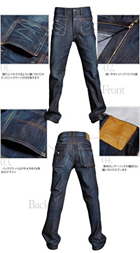 【2015年製 新品】(オーディエンス)Audience 国内ブラスト加工4ポケペインターストレッチデニムパンツ[AUD3224]