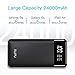 Power Bank Portable Charger 2 USB Outputs 24000mAh High Capacity Charge External Battery Pack with LCD Display, Compatible with Smart Phones,Android Phone,Tablet and More