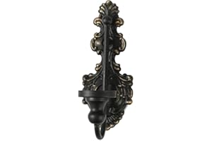 Rustic Vintage Cast Iron Wall Candle Holder, Antique White Finish Taper Candle Sconce For Elegant Living Room, Dining Room, H