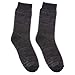 SDBING Mens Super Soft Warm Cozy Fuzzy Fluffy Thick Heavy Fleece-lined Winter Christmas gift With Grips Slipper socks (Gray)