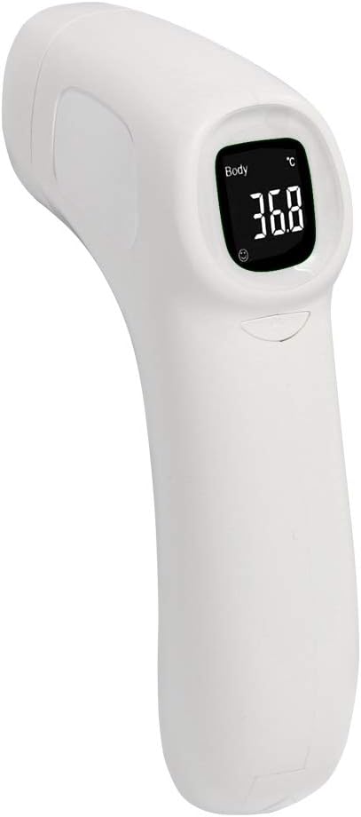 Handheld Infrared Digital Thermometer Gun,Digital Infrared IR Thermometer Forehead Temperature Gun,Temperature Meter LCD Non-Contact Forehead 32-42℃(89-107℉) Measuring for Adult Baby DHL Fast Delivery