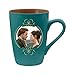 Vandor Outlander Ceramic Mug, Teal, 12 oz