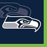 Creative Converting 659528 Seattle Seahawks Beverage Napkin, 2 Ply - Case of 192