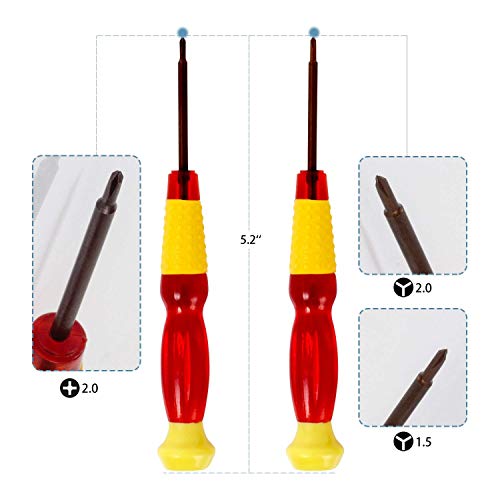 Moligh doll Triwing Screwdriver, Professional Screwdriver Set with Full Triwing Screwdriver Repair Tool Kit for Switch, New 3DS and Wii/NES/SNES/DS Lite/GBA/Gamecube