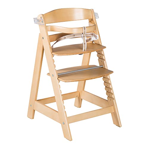 roba “Sit Up Click” Step High Chair Sit Up III with Quick Release and Food Board natural