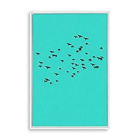 Framed Canvas Wall Art for Living Room, Bedroom Simple Style Theme Canvas Prints for Home Decoration Ready to Hang - 16x24 inches