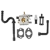 Harbot Pack of New Carburetor with Gaskets Fuel Oil Line Filter for Stihl 024 026 024AV 024S MS240 MS260 Tillotson HU-136A HS-136A WT-194 WT-194-1 11211200611/1121 120 0611 Carb