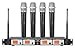 GTD Audio UHF Wireless Microphone System with 4 Hand held mics 504H