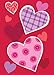 Toland - Heart Trio - Decorative Valentine Day Love Red Pink USA-Produced Garden Flag