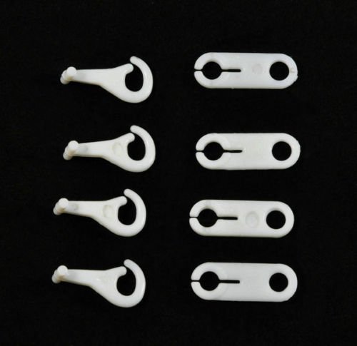 EPALLER 4 Pairs Replacement Parts for Thomas Train Trackmaster Toys Couplers Hooks Eyes