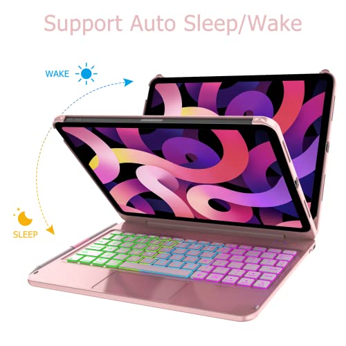 Touchpad Keyboard Case for iPad Air 5th Gen 2022/Air 4th Gen 2020, 10