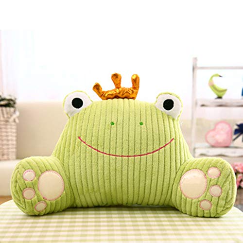 Backrest Pillow â€“ Stuffed Sitting Support Bed Pillow with Arms for Comfort while Reading & Relaxing Chair Car Seat Sofa Rest Cushion