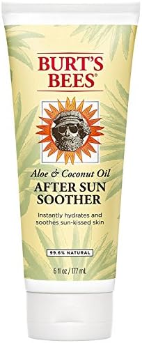 Burts Bees Aloe & Coconut Oil After Sun Soother 6 Fluid Ounces (Pack Of 2)