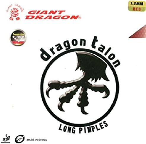 Table Tennis Rubber: Giant Dragon Talon Black OX
