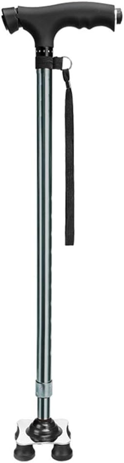 Gehstock Mit T-Griff, Leichte rutschfeste GehstüTzen Aus Aluminium Mit Led-Licht ...