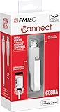 Emtec iCobra Lightning Flash Drive, 32GB, for