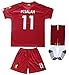 GamesDur Liverpool Mo Salah #11 Home Red Kids Soccer Jersey Set Shirt Short Socks Youth Sizes (Home (New 2019/2020), 10-11 Years)