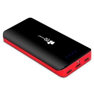 EC Technology 22400mAh モバイルバッテリー 大容量 モバイルバッテリー 3ポート スマホ急速充電器