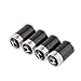 CzlpV 4pcs Carbon Fiber Auto Car Wheel Tire Air Valve Caps Stem Cover fit for Honda