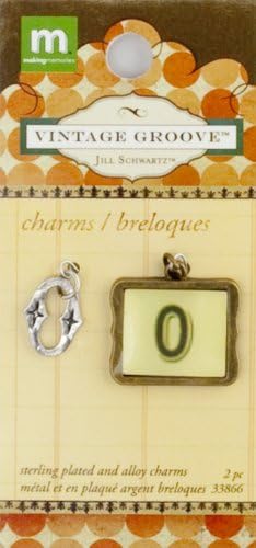 Making Memories Jill Schwartz Vintage Groove Alpha Charms O