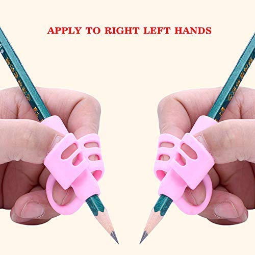 Pencil Grips - Children Pen Writing Aid Grip Set Posture Correction Tool for Kids Preschoolers Children,Hollow Ventilation (Pencil Grips 9P)