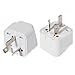 Grounded Adapter Plug America to China Australia GUC CE Certified