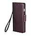 iPhone 6S Plus case, ACEABOVE iPhone 6S Plus Wallet Case [Book Cover Case] - Genuine Leather Wallet Cover with STAND Flip Cover and [Card Slots] and [Hand Strap] for Apple iPhone 6S Plus / iPhone 6 Plus (Purple)