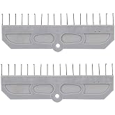 2pcs 20cm 18 Claw Knitting Claw Weight Wide Weight Hanger for Silver Reed Cast on Comb Metal Accessories