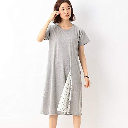 Amazon マリークヮント アシンメトリーカットラインデイジー ワンピース 0 グレー M ワンピース チュニック 通販