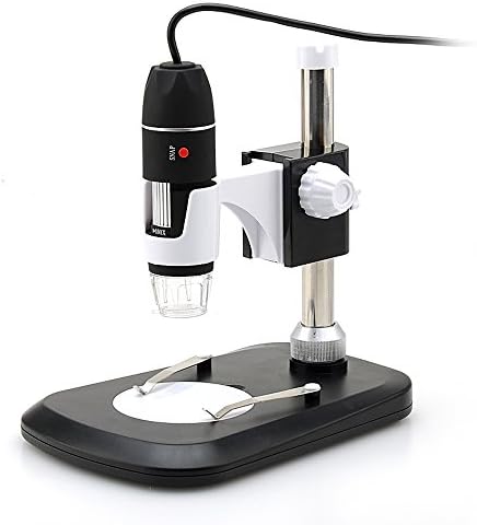 USB Digital Microscope Sourcingbay 2MP CMOS Sensor 8-LED Mini Endoscope Inspection 800X ZOOM Camera with Flexible Arm Observation Stand Compatible with Windows XP, Vista, Win7/8, Mac OS