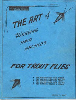 The art of weaving hair hackles for trout flies