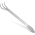 Eboxer Stainless Steel 3 Prong Root Rake Pick Set, Bonsai Tool Root Pick Rake Gardening Tools