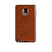 [Tridea] Anti-Shock Samsung Galaxy Note Edge Case Premium Leather [Brown] TPU Case with Hidden Card Storage for Samsung Galaxy Note Edge