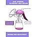 Manual Breast Pump, Breastfeeding Pump, Breastfeeding Using Nursing 100% Food Grade Silicone, BPA-Free Breastpump Materials Pregnant Women Supplies, Flexible & Lightweight & Portable