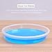 CandyHome 6 Pieces of 10 Inch Plastic Clear Plant Saucers Pot Trays for Indoor Outdoor Household and Garden Assorted, 1-White