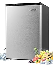 Mini Refrigerator Compact Refrigerator-Small Drink Food Storage Machine for Dorm, Garage, Camper, Basement or Office, Single Door Mini Fridge, 4.5 Cu.Ft