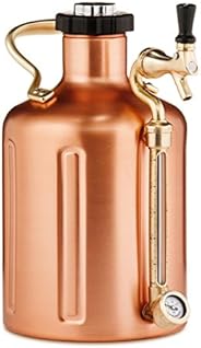 GrowlerWerks Copper uKeg Carbonated Growler, 128 oz