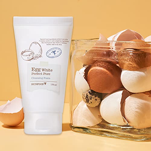 SKIN FOOD Egg White Perfect Pore Cleansing Foam 5.07 oz. (150ml) Egg
