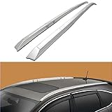 VIOJI 1 Pair Silver Aluminum Mount Onto the Rooftop Roof Rack Top Side Rails Carries Luggage Carrier with 78.74in. Longer Bar+77.17in. Shoter bar for 12-16 Honda CR-V