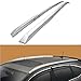 Black Friday VIOJI 1 Pair Silver Aluminum Mount Onto the Rooftop Roof Rack Top Side Rails Carries Luggage Carrier w/ 78.74