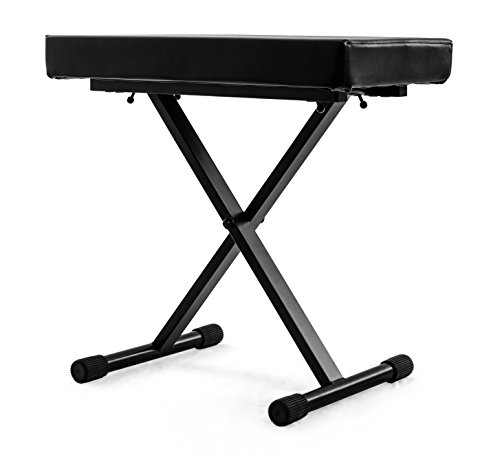 Nomad NKB-5505 Deluxe X-Style Keyboard Bench with 265-Pound Weight Capacity