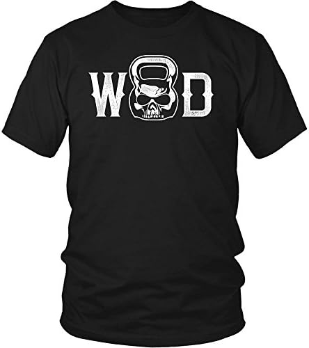 WOD Crossfit Kettle Bell Skull T-Shirt