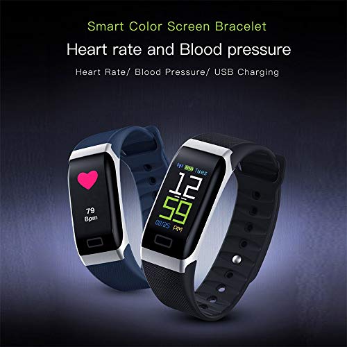 Sunward R7 Bluetooth Smart Watch Bracelet Wristband Pedometer Sport Fitness Tracker with Heart Rate & Blood Pressure Monitor (Blue) - Thumbnail 3