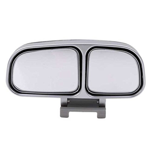 SOURBAN Blind Spot Mirror Rearview Mirror Universal 360°Wide Angle View Mirrors for Vehicle SUV Truck Motorcycle,Silver on The Left - Thumbnail 3