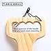 T-REX GRILL Wooden BBQ Grill Scraper 17 inches All-Natural Barbecue Grill Brush Bristle-Free Pine Wood Round Hand Grips