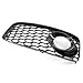 Ancher Fog Light Grilles w/Black Trim Ring Fit for Audi A5 S-Line / S5 B8 RS5 Style Honeycomb 2008 2009 2010 2011 2012 08-12 Notice: for S-Line Bumpers Only!! Not for Standard Bumpers!!