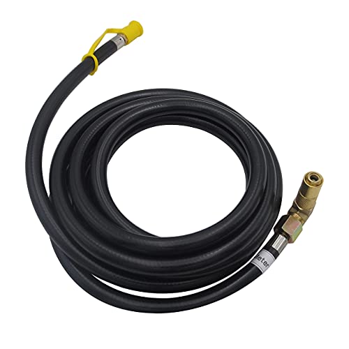 METER STAR Propane Gas Quick Connect Adapter 12Ft RV QuickConnect