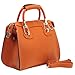 MG Collection Marissa Top Handle Doctor Shoulder Bag, Orange, One Size