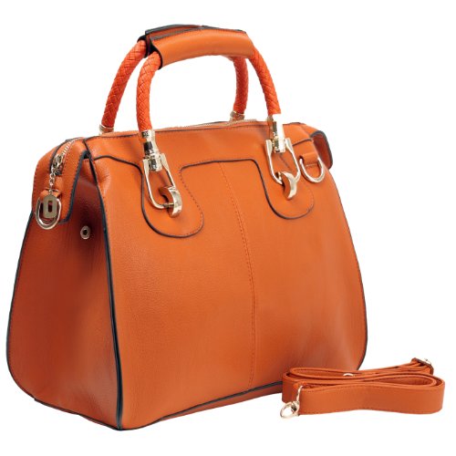 Mg collection marissa top handle doctor shoulder bag, o…